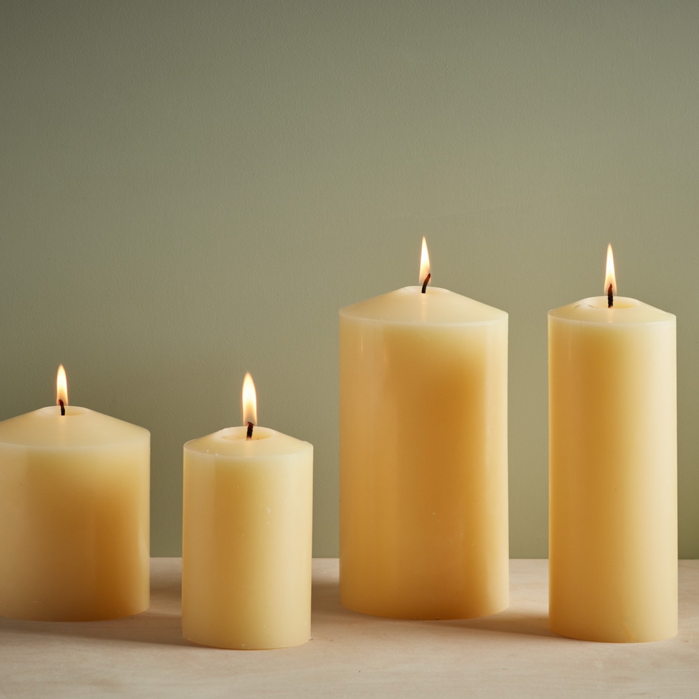 St Eval Unscented Church Mini Pillar Candle, Ivory 4 X 6 CM