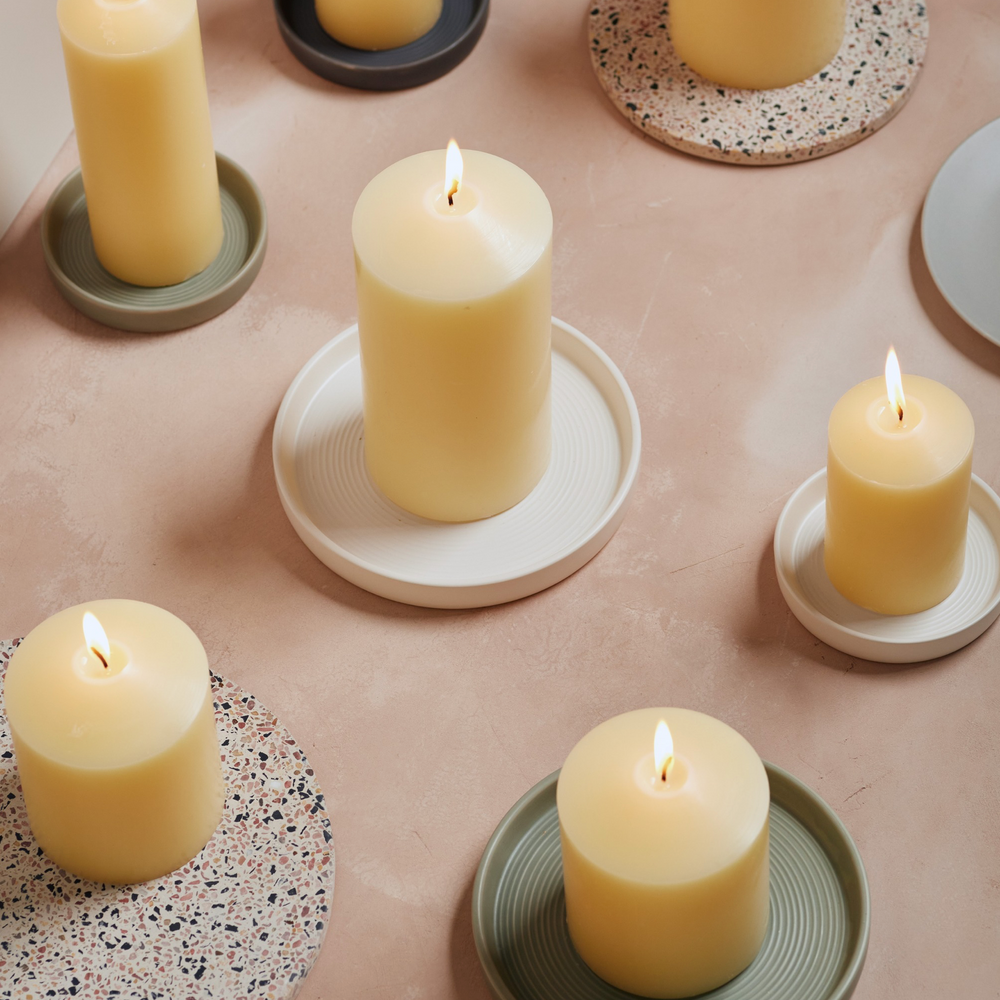 St Eval Unscented Church Mini Pillar Candle, Ivory 4 X 6 CM