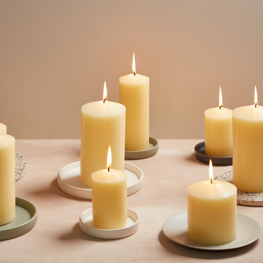 St Eval Unscented Church Pillar Candle, Ivory 5 X 10 CM