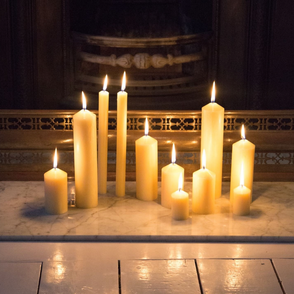 St Eval Unscented Church Mini Pillar Candle, Ivory 4 X 6 CM