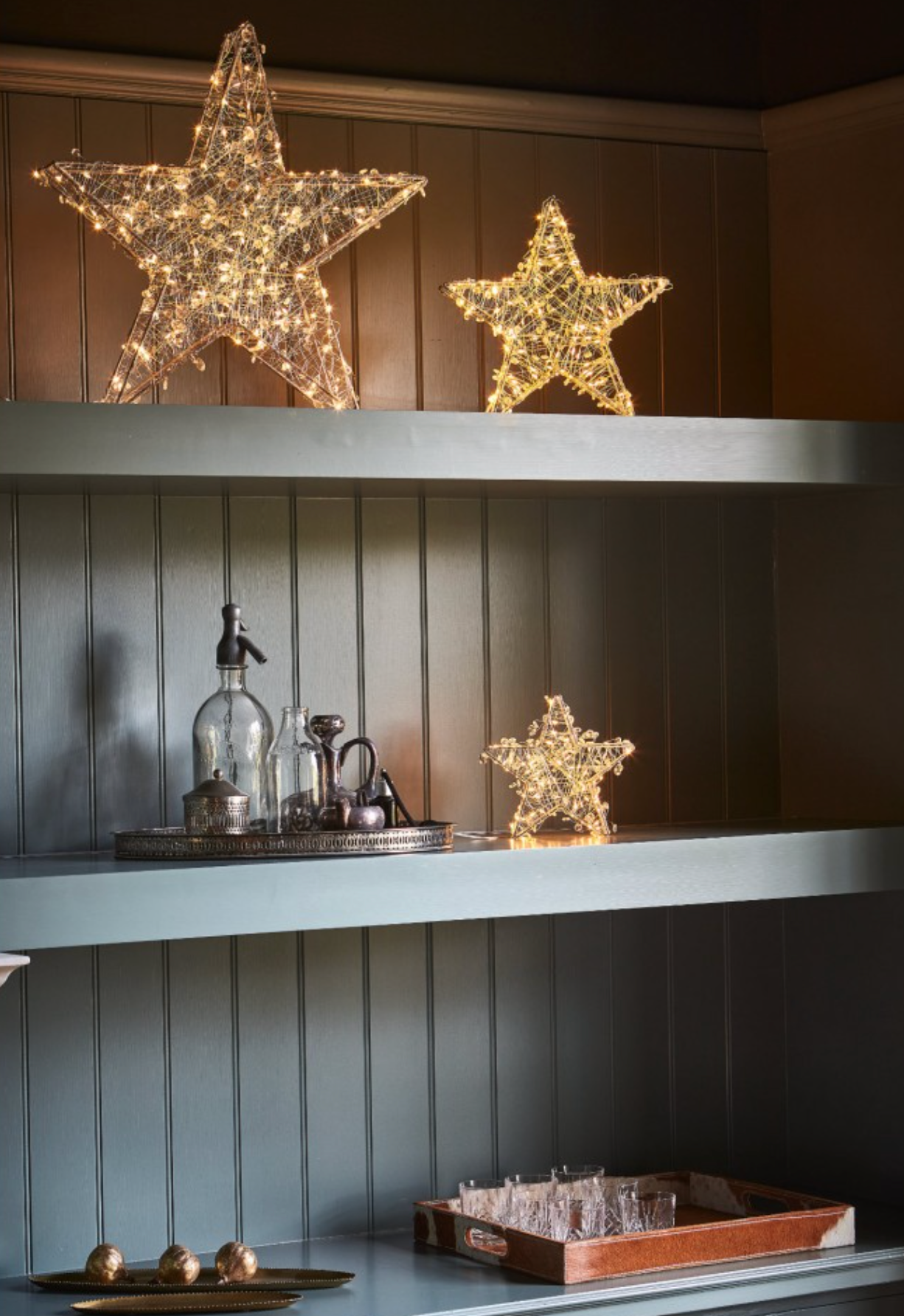 Galaxy Mini Star LED Light 20 CM, Silver