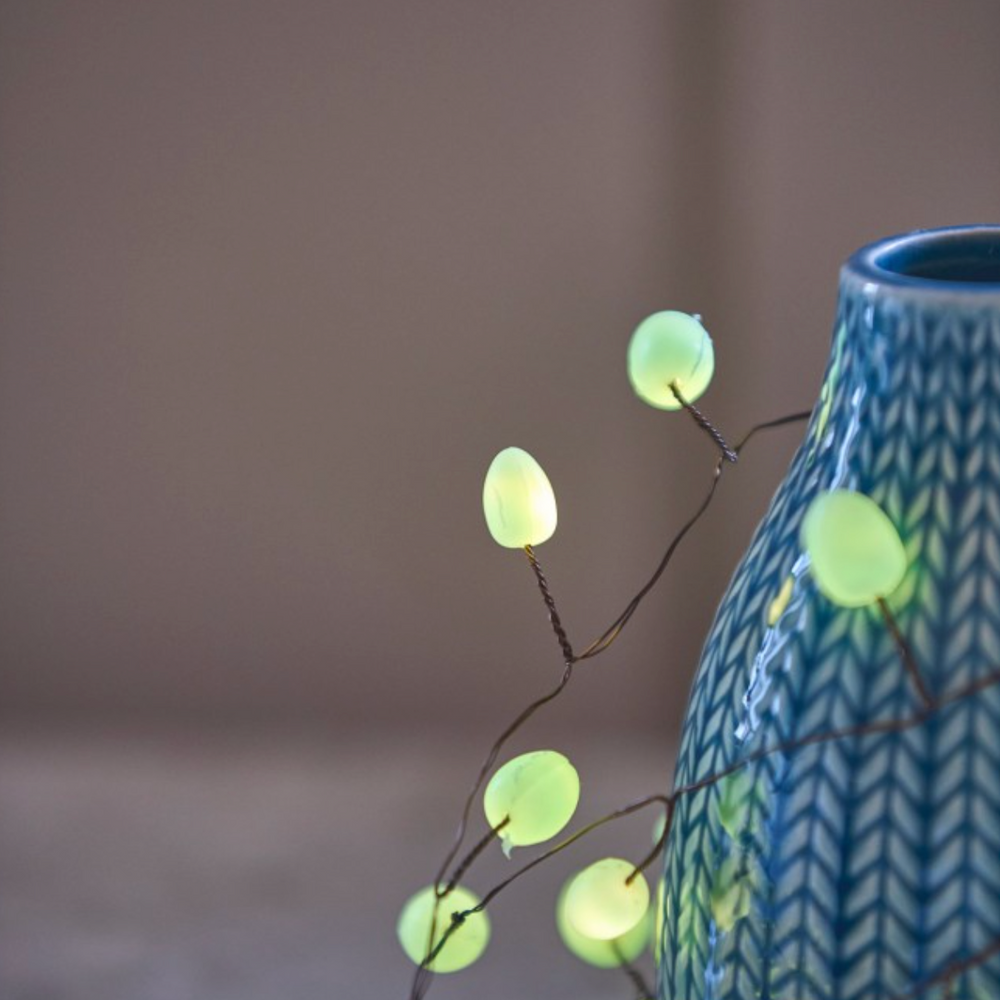 Tear drop Fairy Lights Mint (Battery Operated)