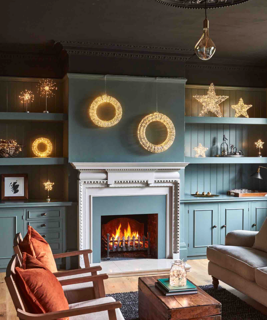 LED Table Star, Gold