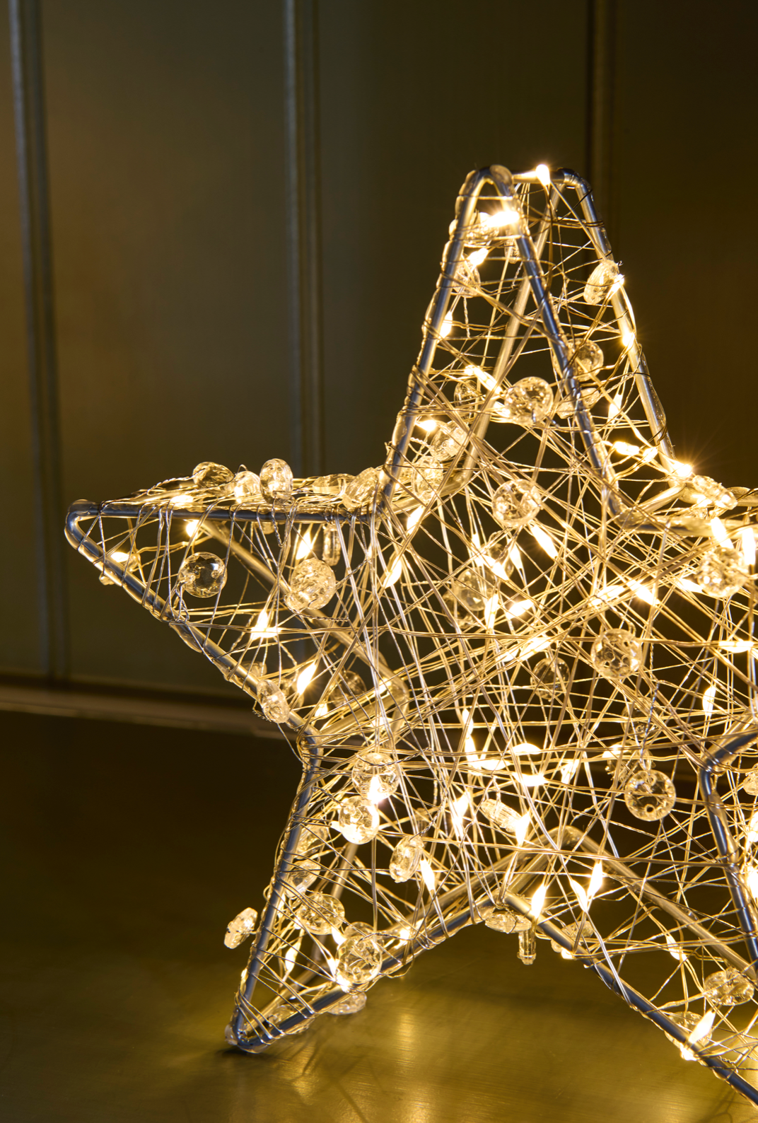 Galaxy Mini Star LED Light 20 CM, Silver