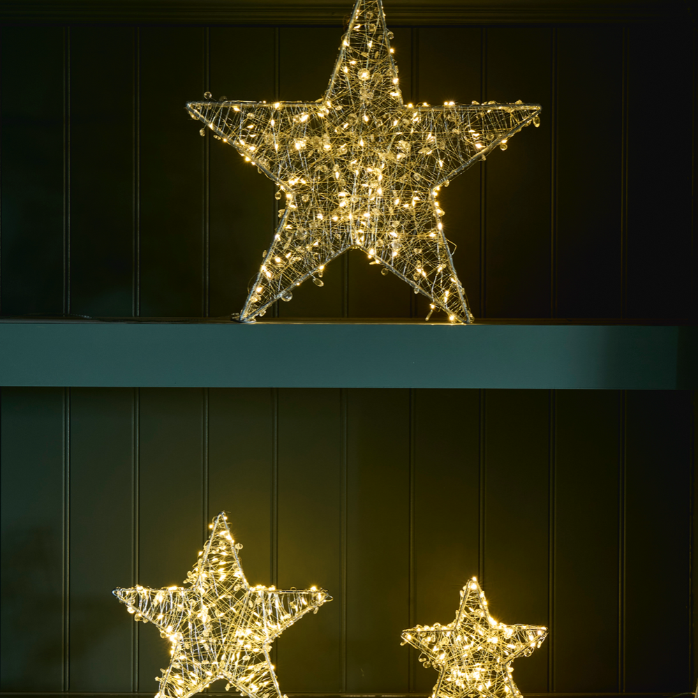 LED Galaxy Mini Star Light, Silver