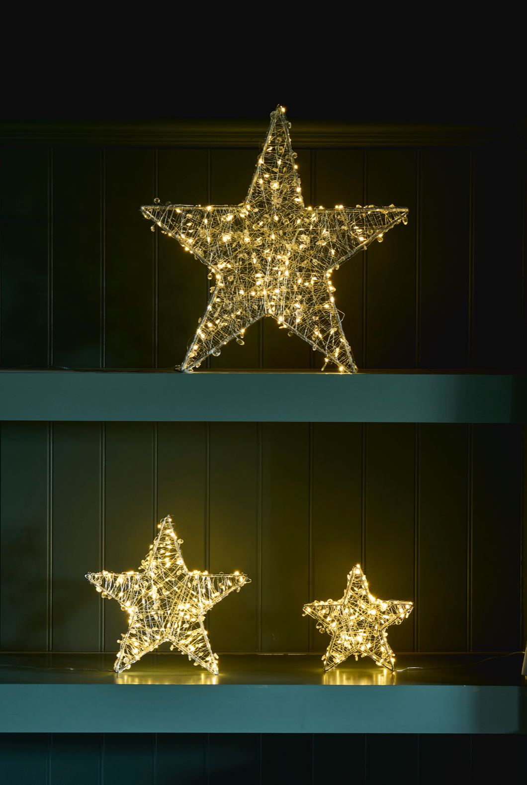 Galaxy Mini Star LED Light 20 CM, Silver