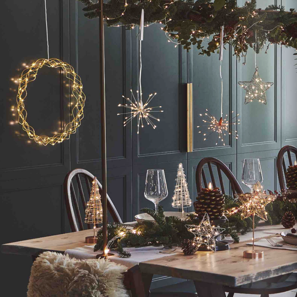 LED Table Star, Gold
