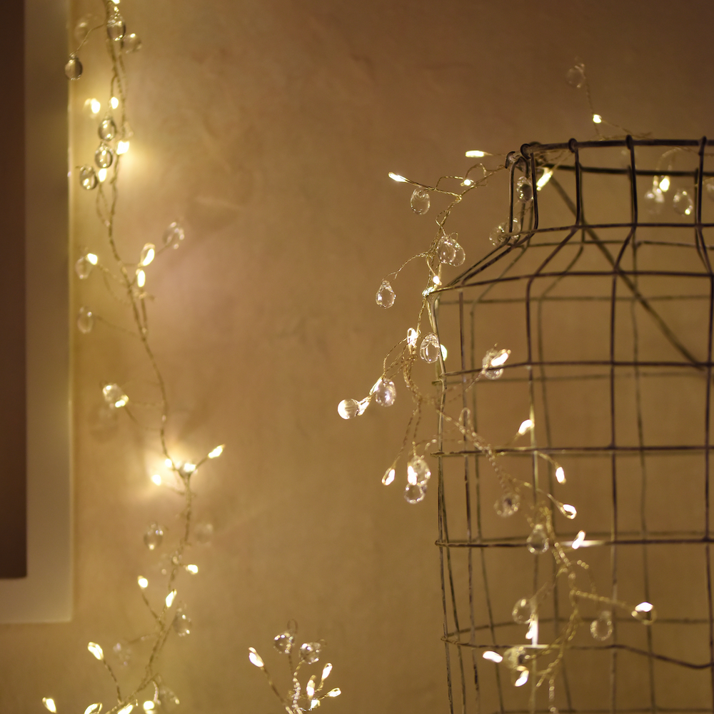Crystal Cluster LED  Fairy Lights (Battery Powered)