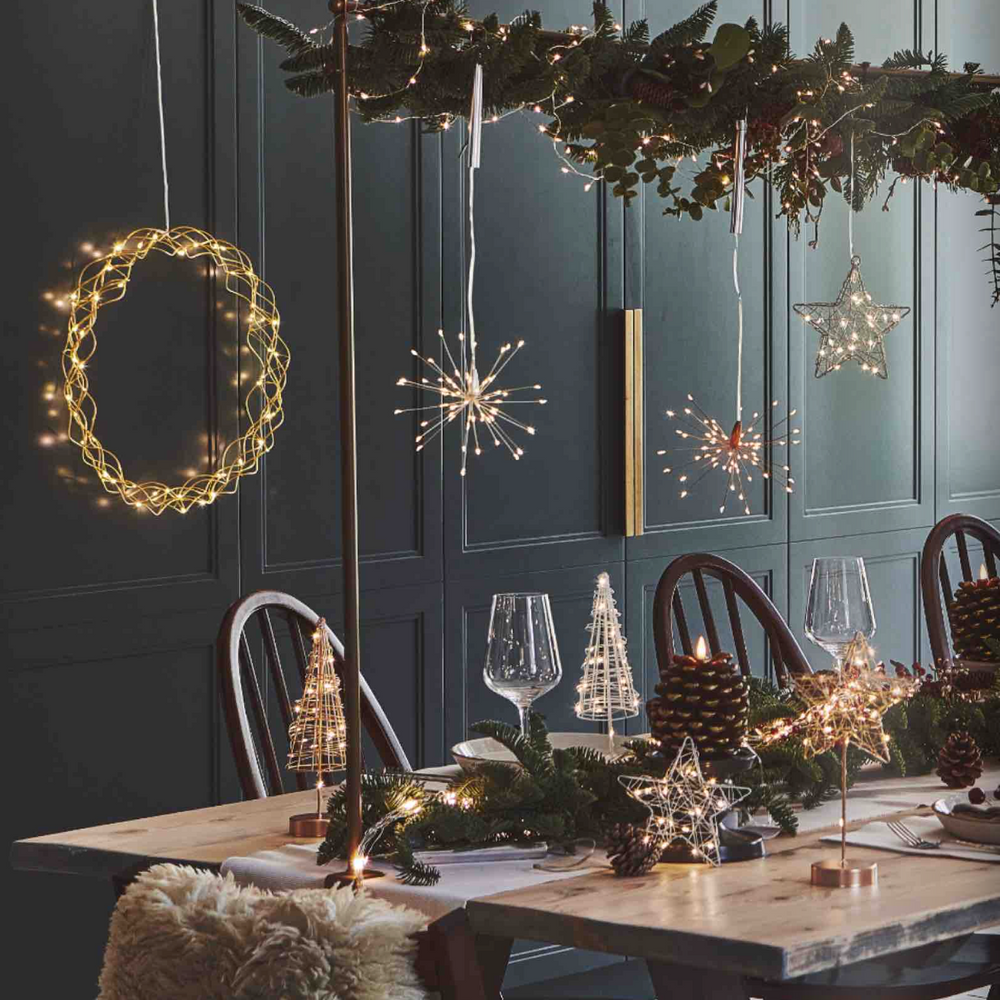 LED Hanging Star, Gold