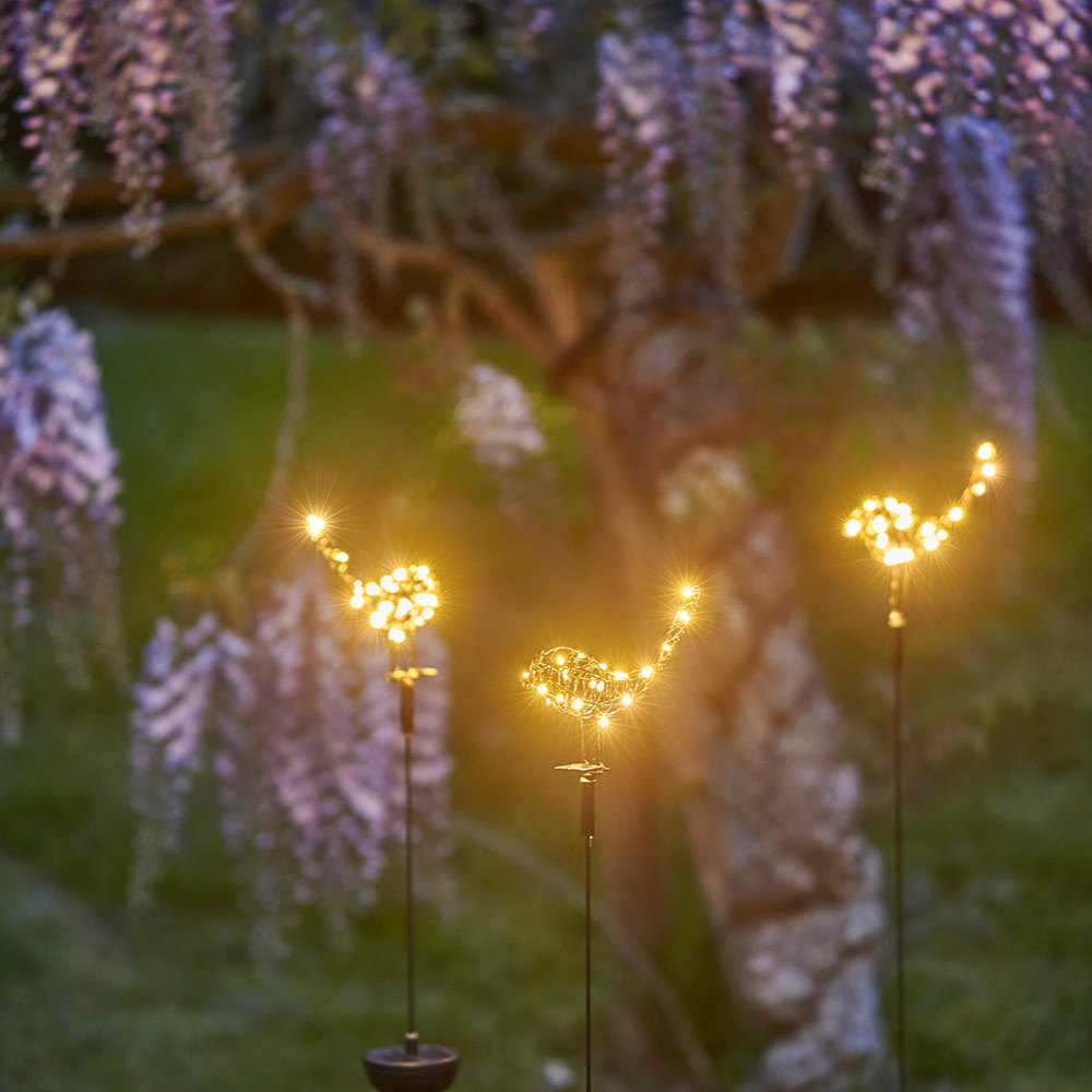 LED Solar Robin Garden Light