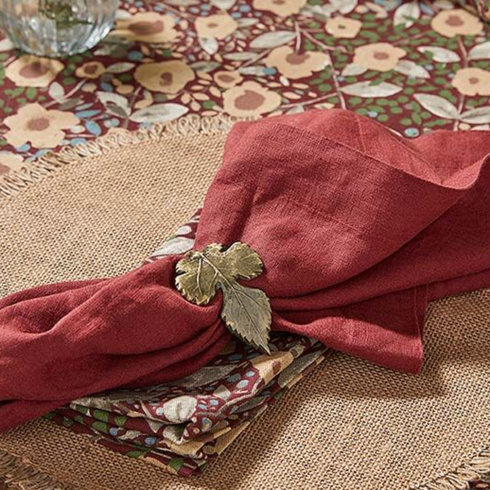Walton & Co Circular Jute Placemat, Natural  (Set Of 4)
