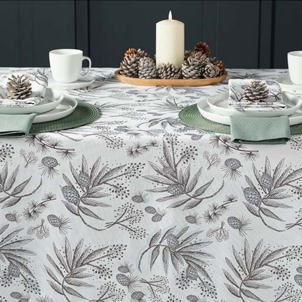 Walton & Co Larch Cotton Tablecloth