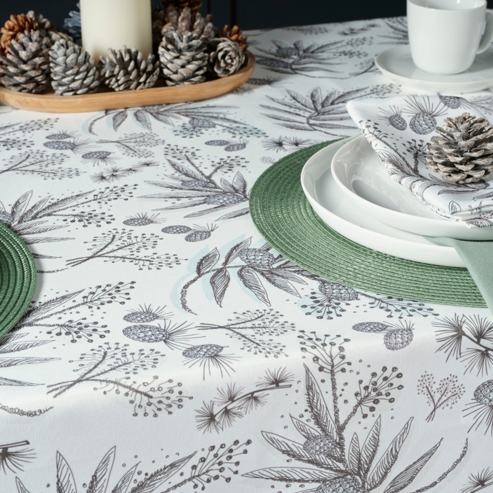 Walton & Co Larch Cotton Tablecloth