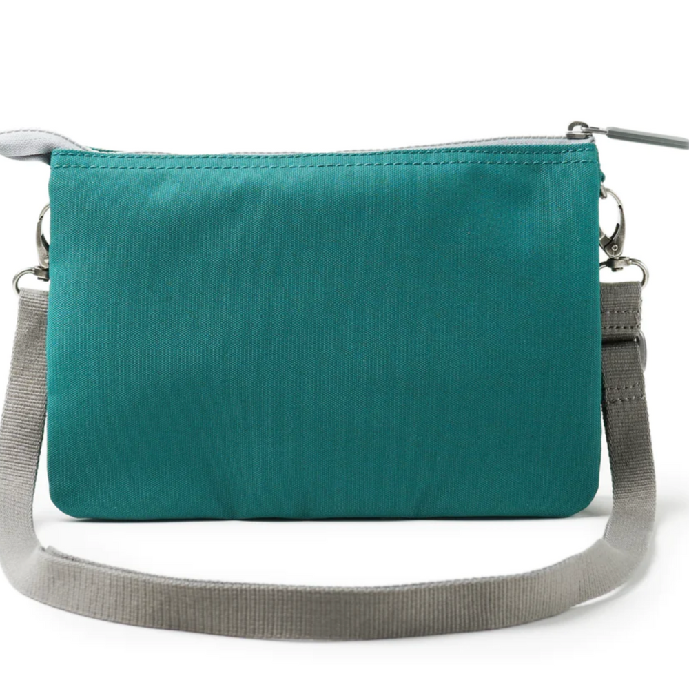 Roka London Carnaby Crossbody Bag, Teal (Sustainable Canvas)