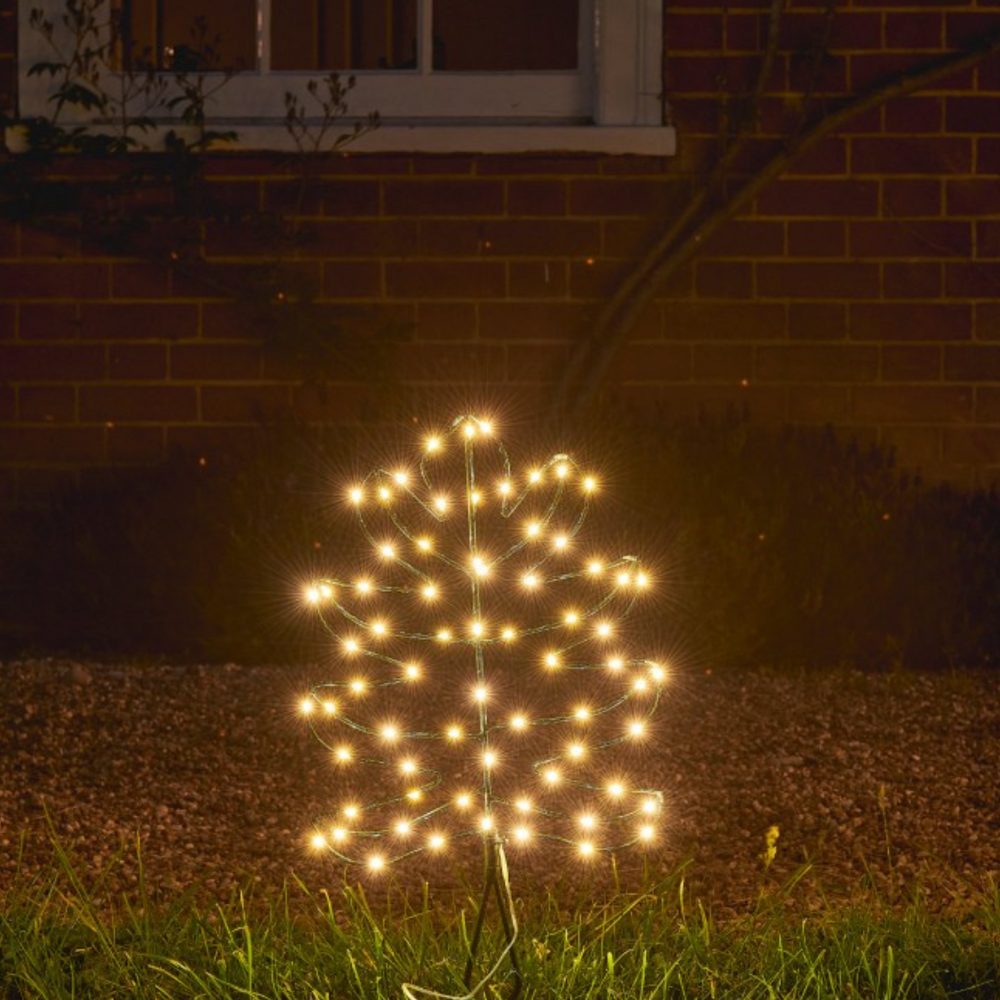 Solar Powered LED Monstera Light