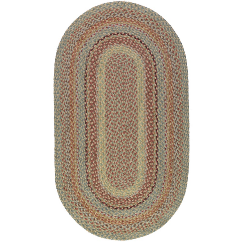 The Braided Rug Company Oval Jute Rug, Pampas