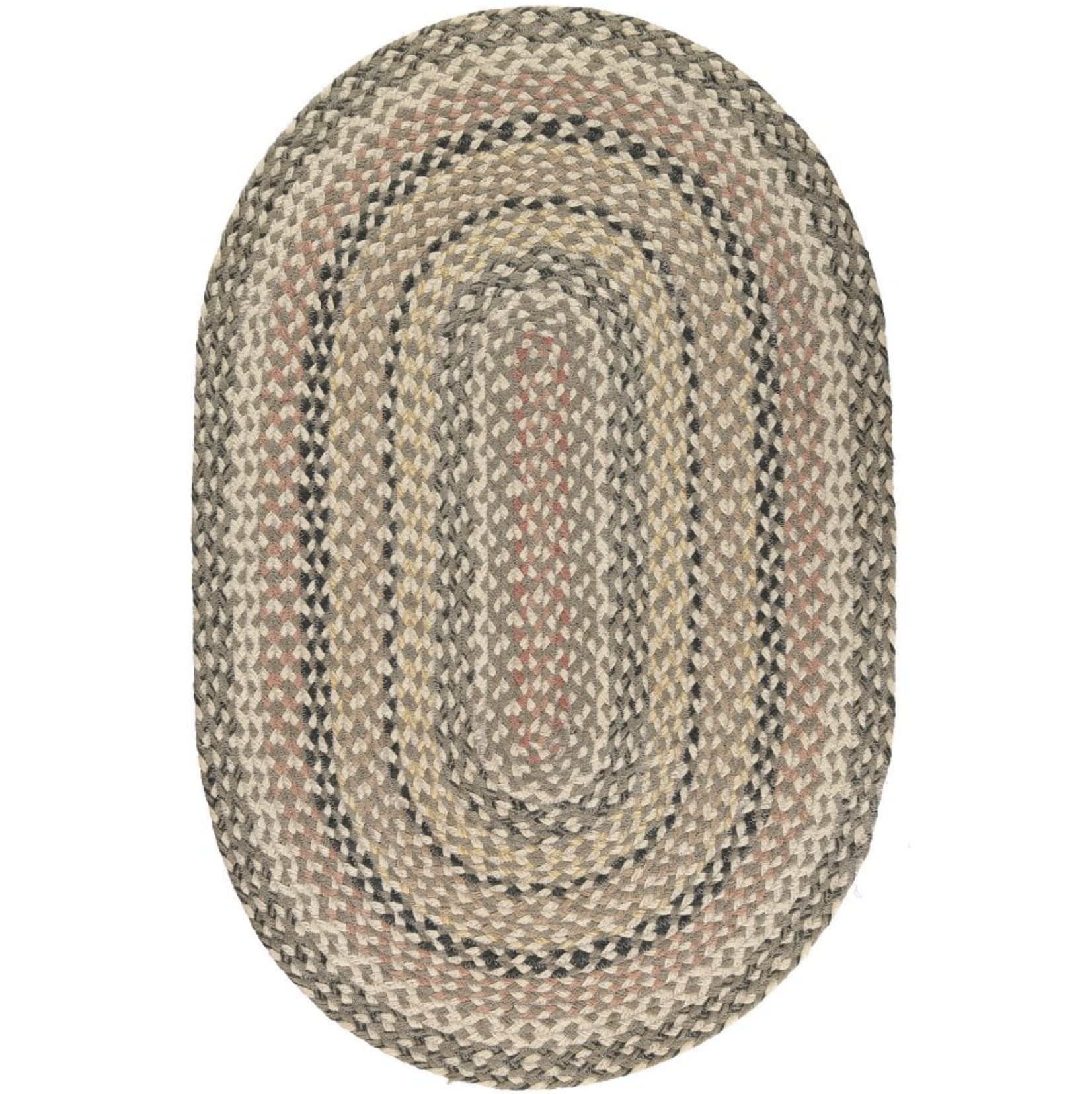 The Braided Rug Company Oval Jute Rug, Granite – CHALK INTERIORS