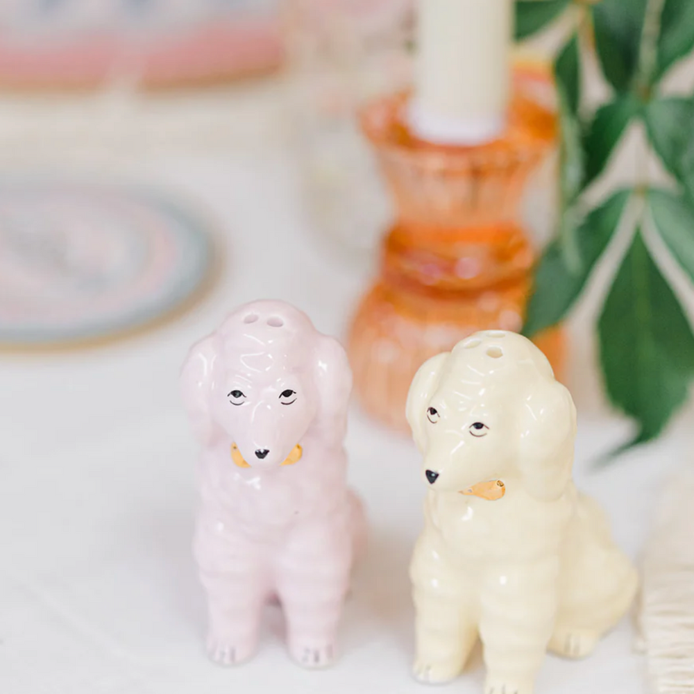Yvonne Ellen Poodle Salt & Pepper Shakers (Set Of 2)