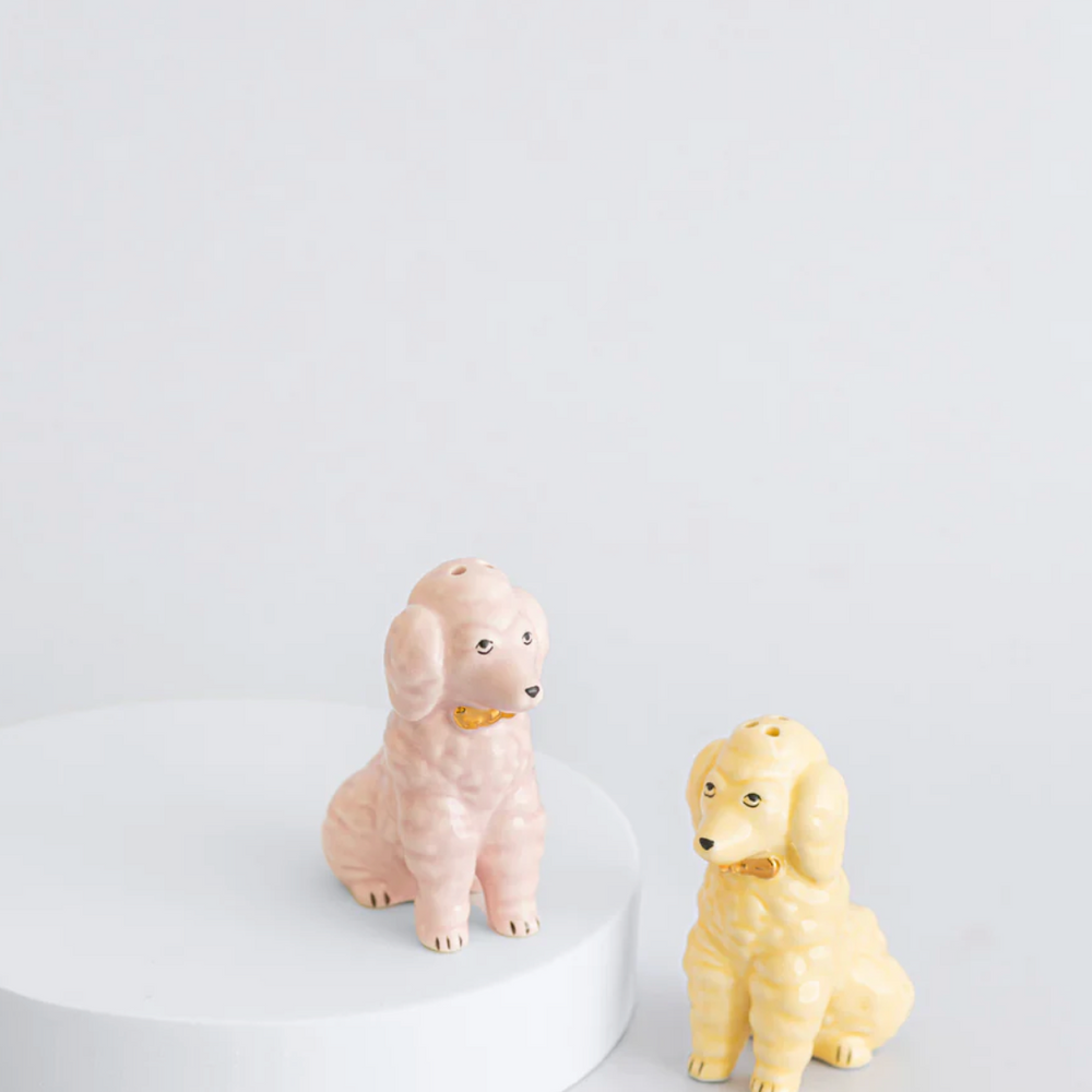 Yvonne Ellen Poodle Salt & Pepper Shakers (Set Of 2)