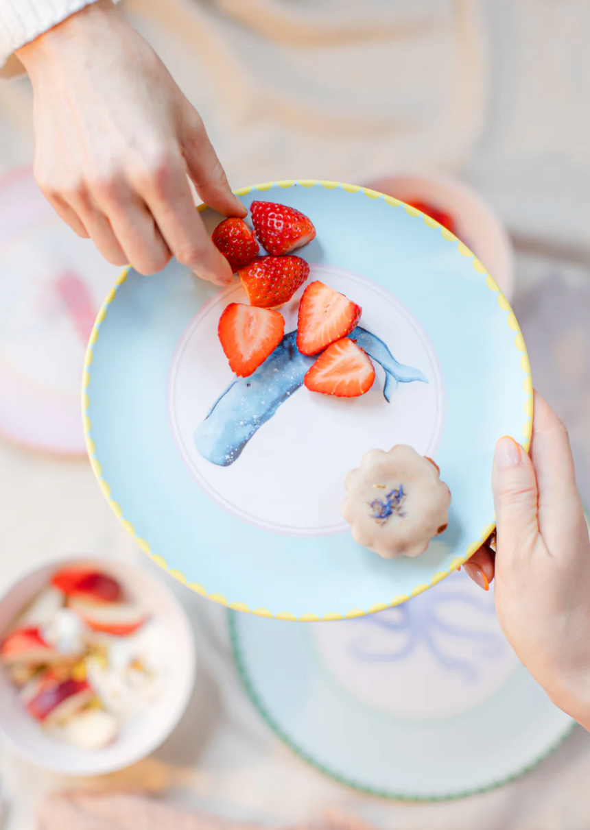 Yvonne Ellen Under The Sea Melamine Picnic Side plates, (Set Of 4)