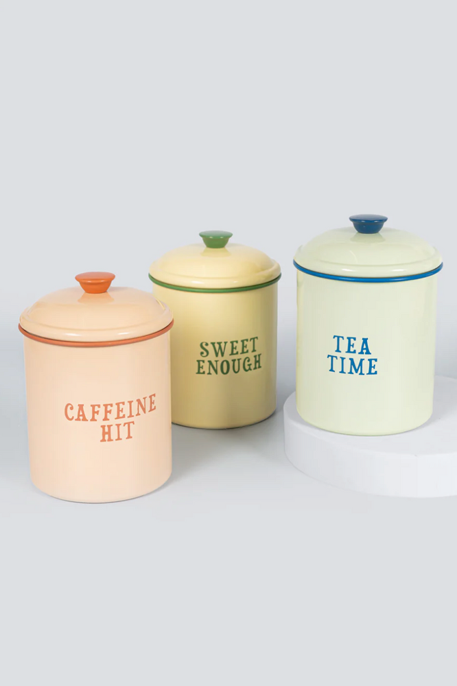 Yvonne Ellen Enamel Tea Storage Canister