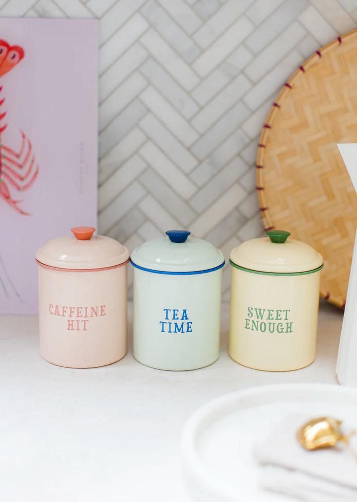 Yvonne Ellen Enamel Sugar Storage Canister