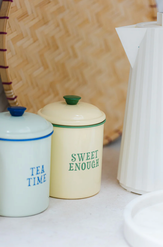 Yvonne Ellen Enamel Tea Storage Canister