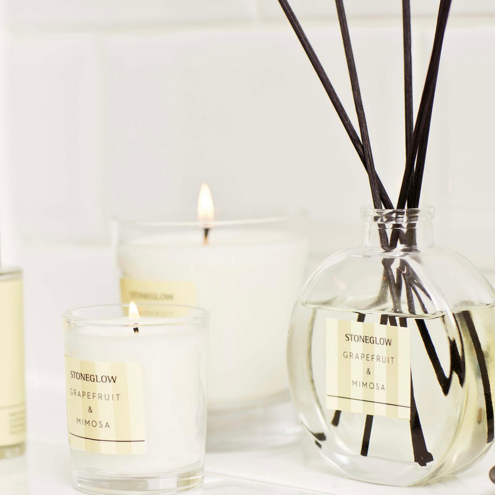 Stoneglow Modern Classics Collection Scented Candle, Grapefruit & Mimosa