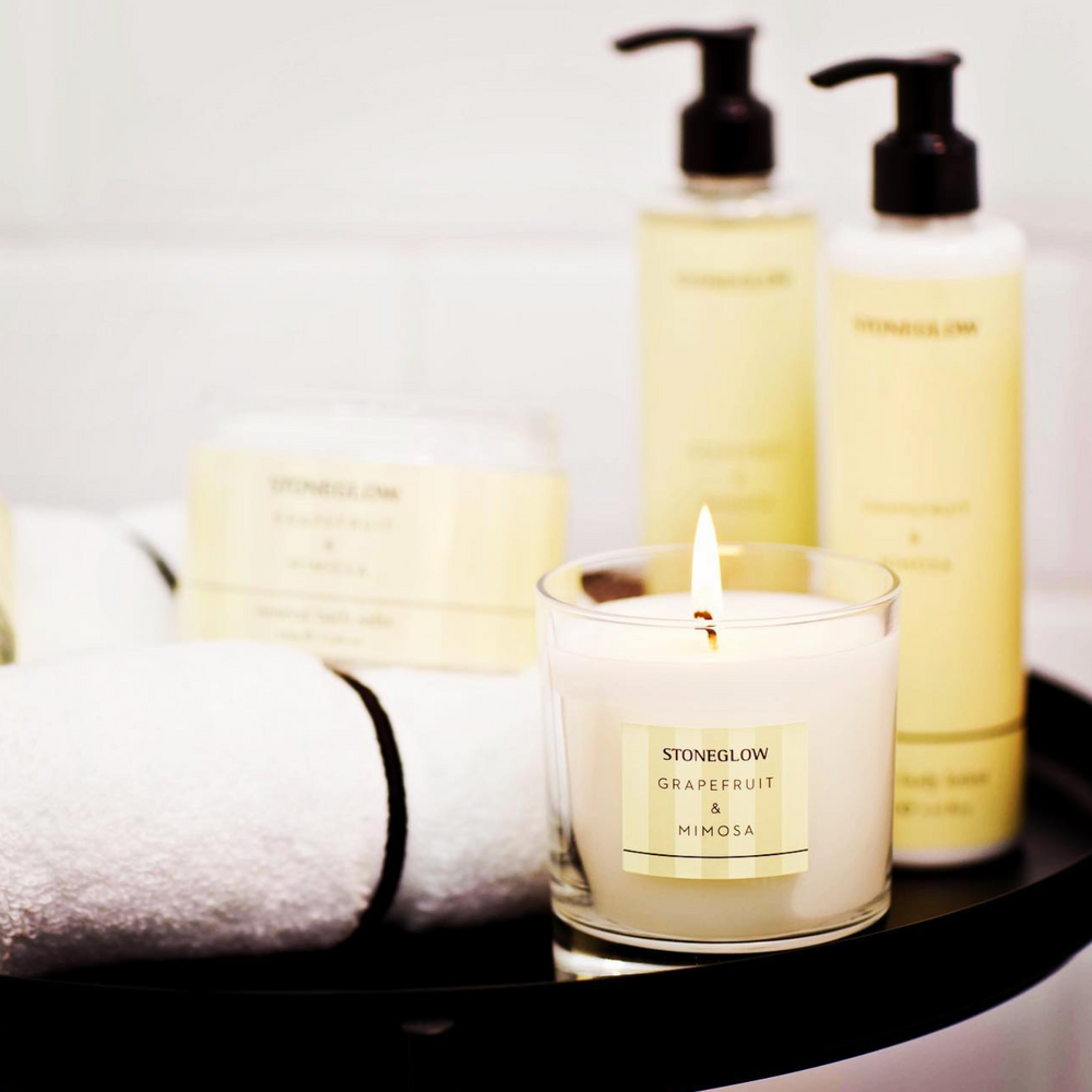 Stoneglow Modern Classics Collection Scented Candle, Grapefruit & Mimosa