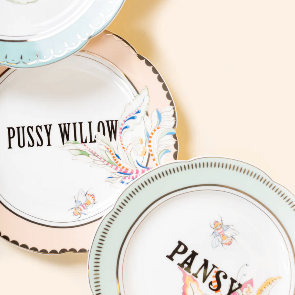 Yvonne Ellen Floral Tea Plates, Set Of 4