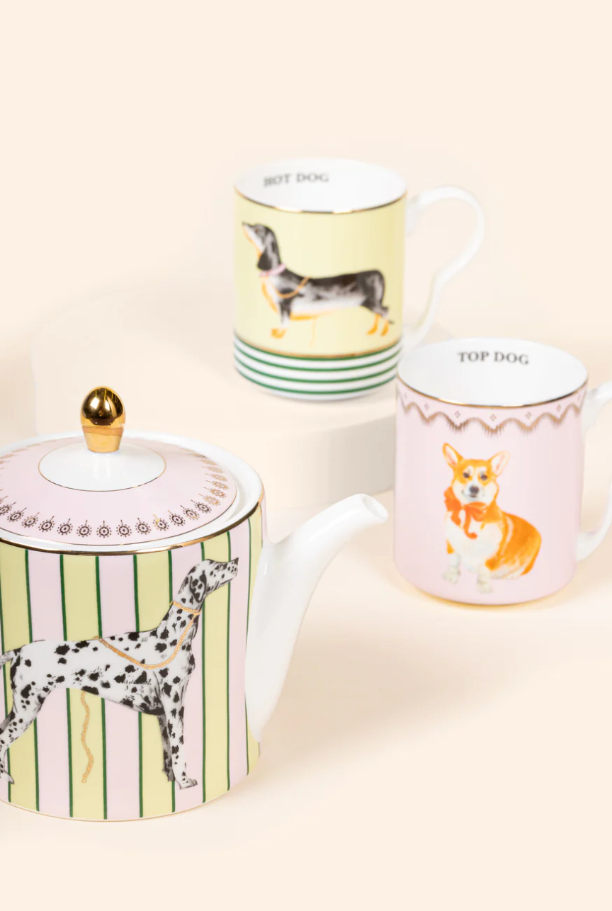 Yvonne Ellen Doggie Teapot & Mug Set