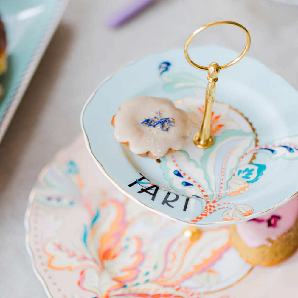 Yvonne Ellen Floral Two Tier Cake Stand