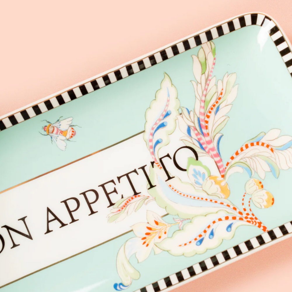 Yvonne Ellen Floral Serving Platter