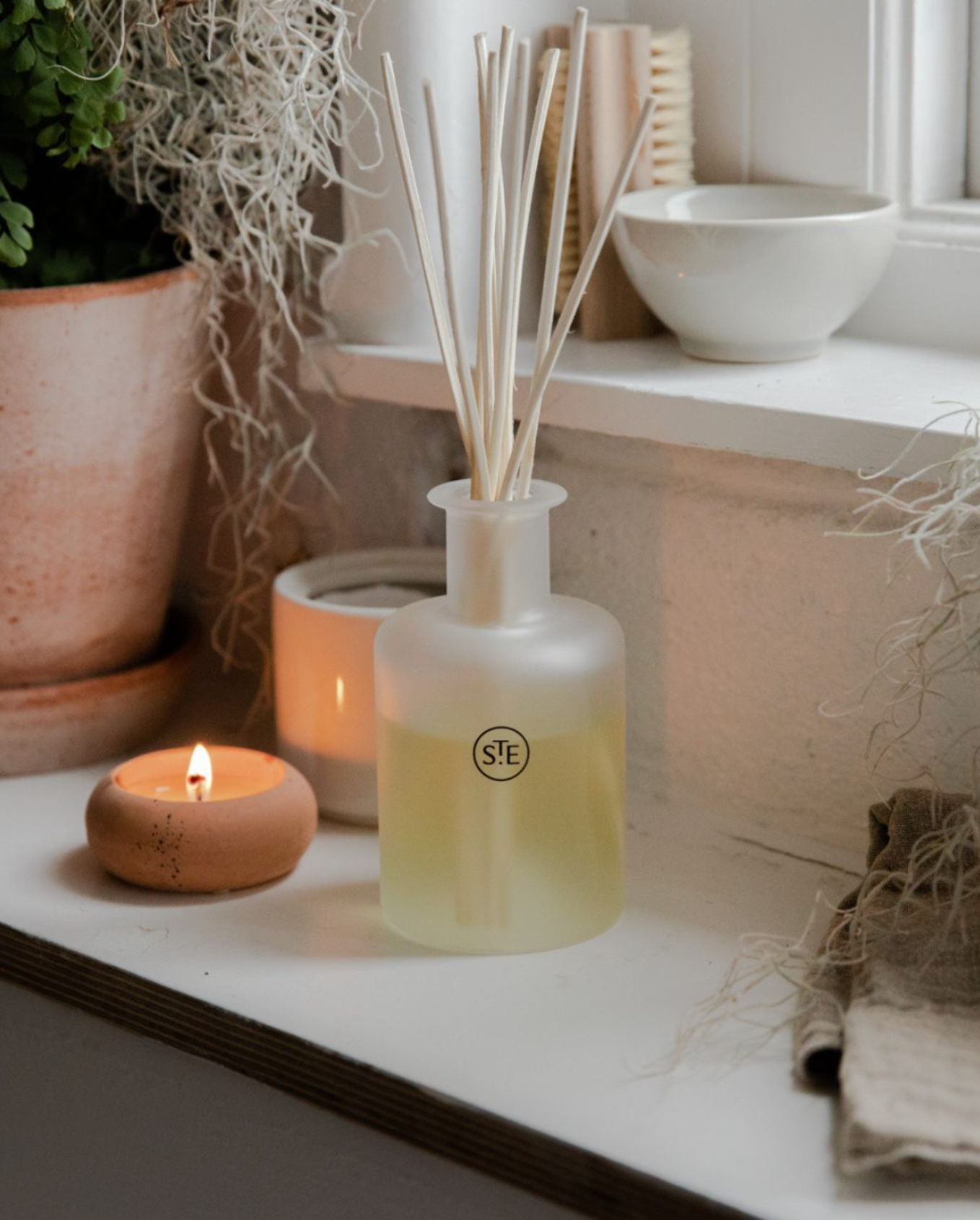 St Eval Lamorna Collection Reed Diffuser, Orange Blossom
