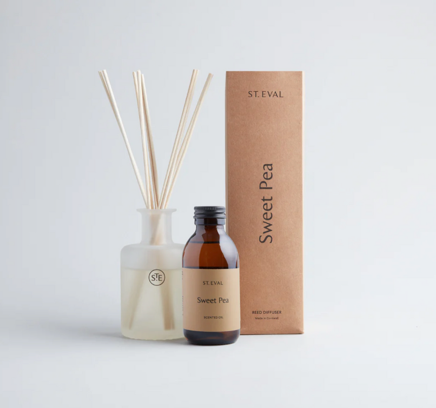St Eval Reed Diffuser, Sweet Pea