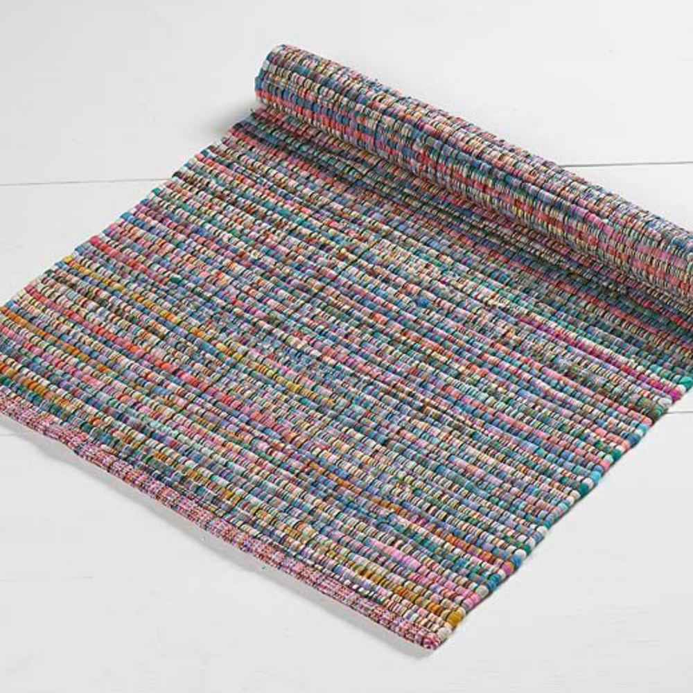 Walton & Co Chindi Cotton Rug, Sorbet