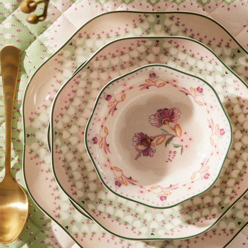Cath Kidson Friendship Garden 12 Piece Dinner Set