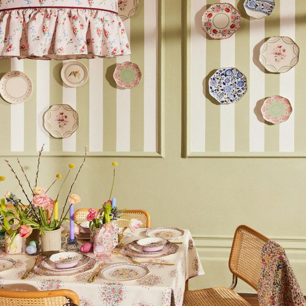 Cath Kidson Harmony Ditsy 12 Piece Dinner Set