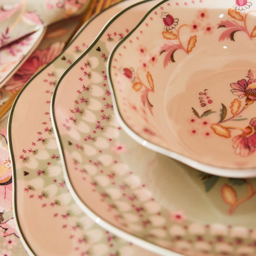 Cath Kidson Friendship Garden 12 Piece Dinner Set