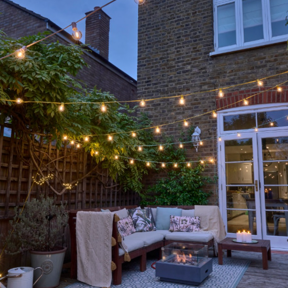 LED Festoon Light, Pastel Pink