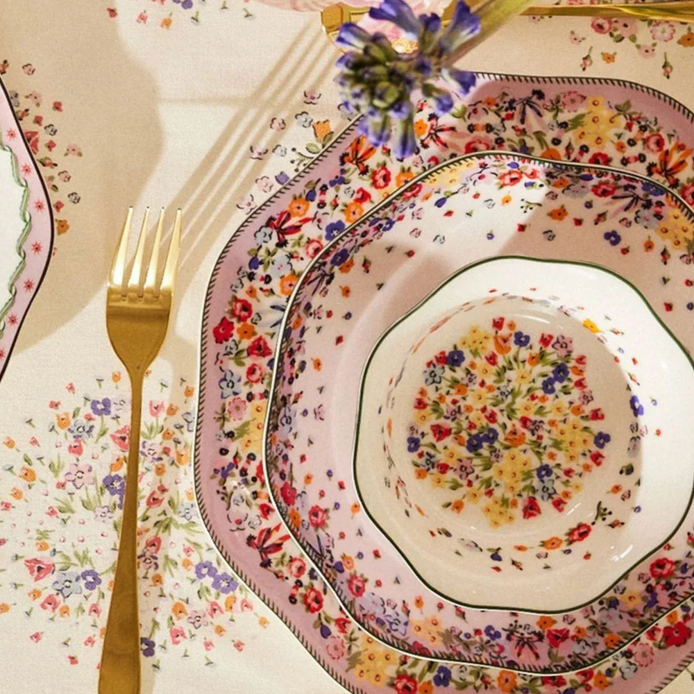 Cath Kidson Harmony Ditsy 12 Piece Dinner Set