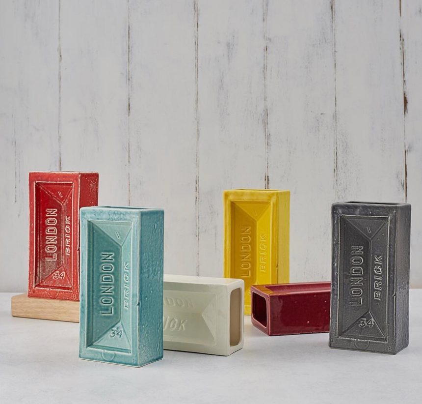 London Brick Vase, Yellow