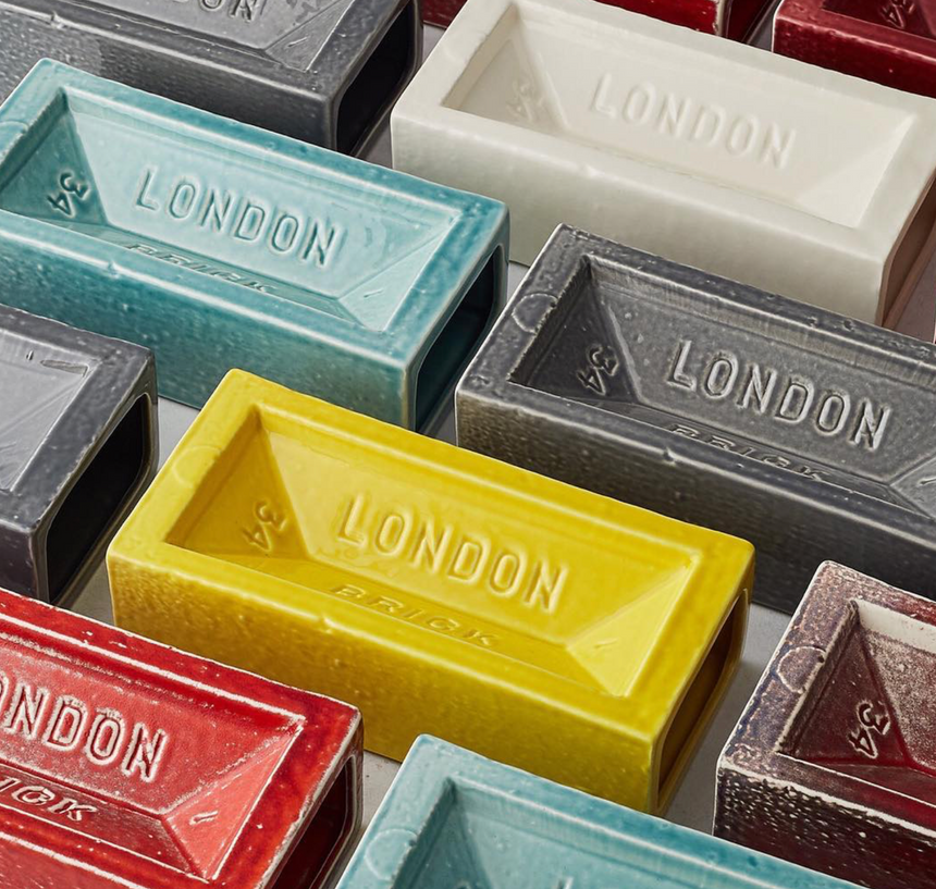 London Brick Vase, Yellow