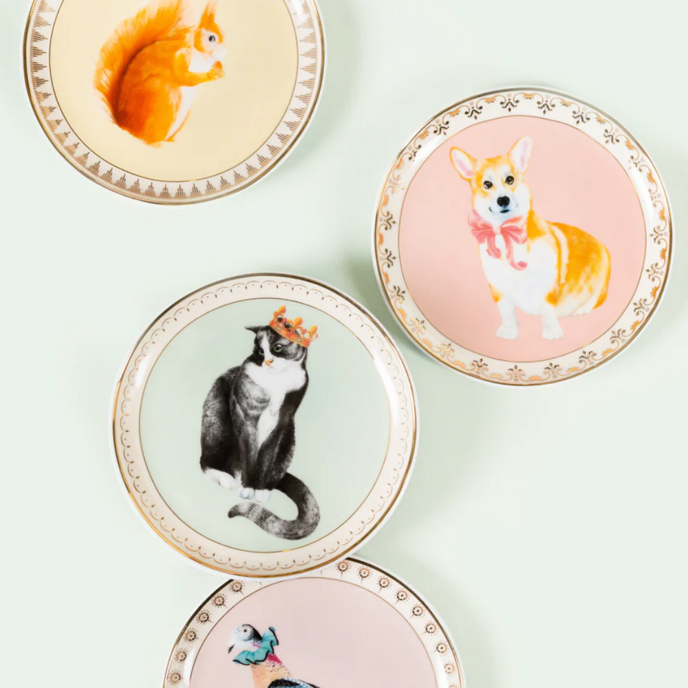 Yvonne Ellen Best Of British Ceramic Coasters, Set Of 4