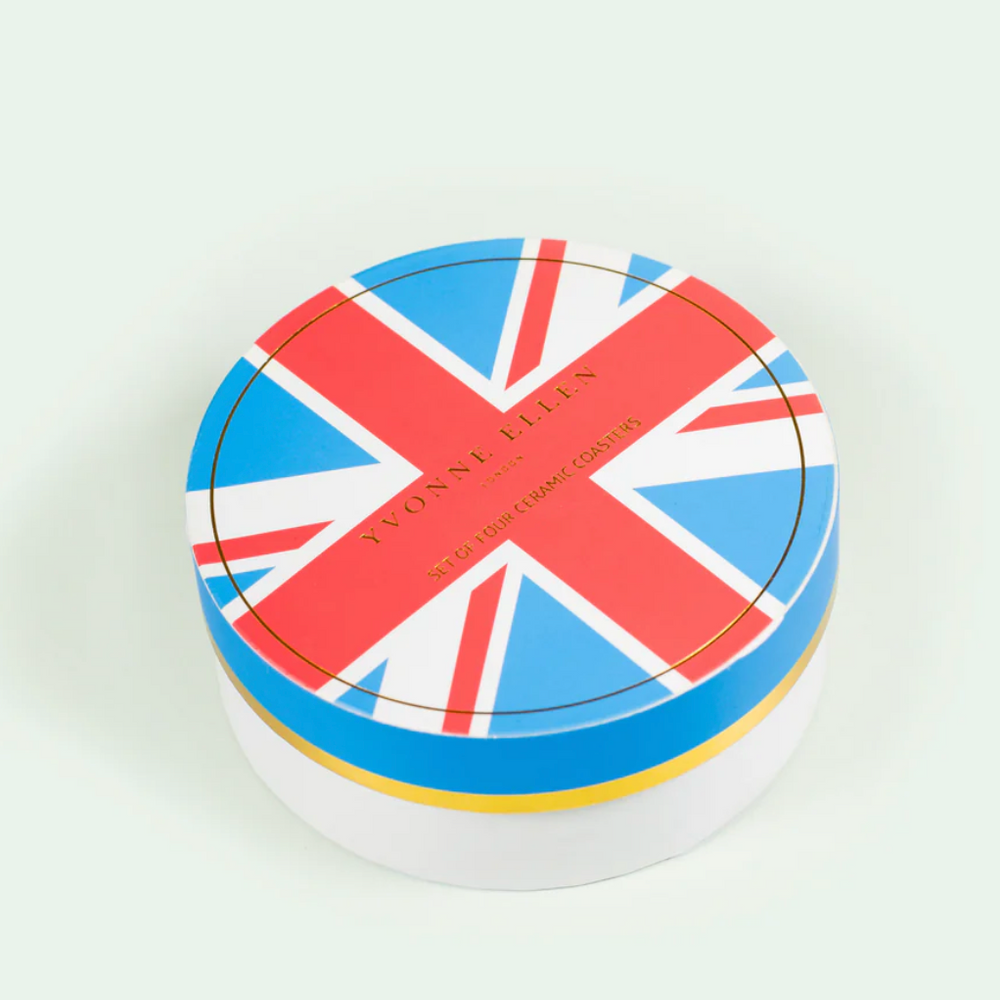 Yvonne Ellen Best Of British Ceramic Coasters, Set Of 4