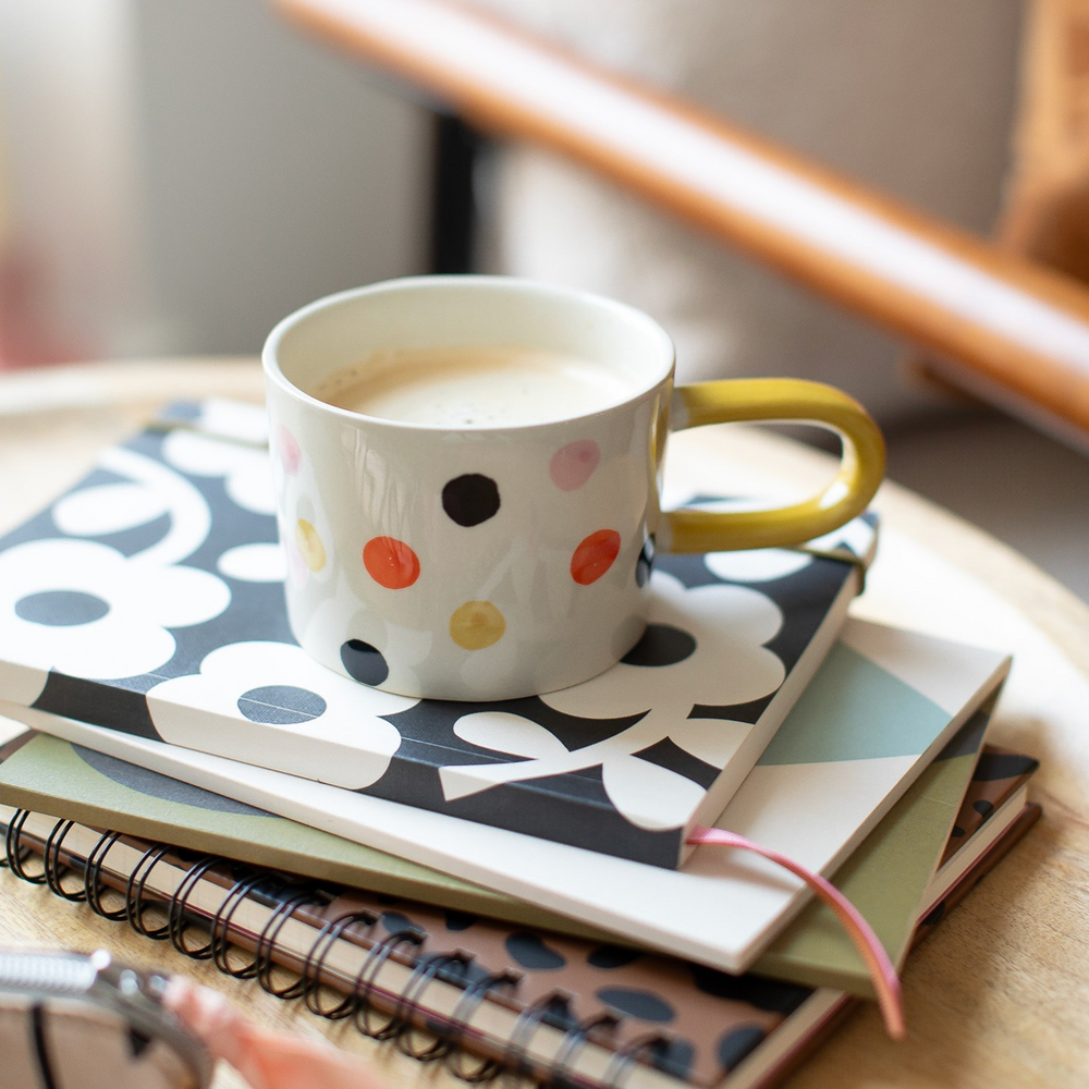 Caroline Gardner Ceramic Mug, Multi Spots