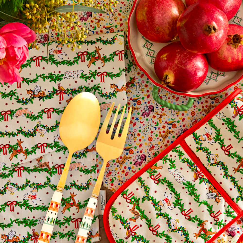 Cath Kidston Dolly Rose Salad Servers
