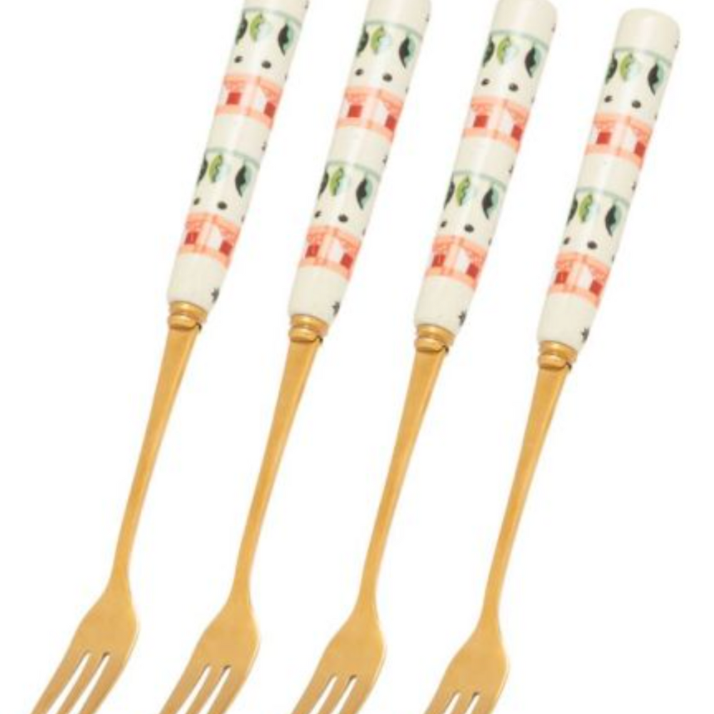 Cath Kidston Dolly Rose Dessert Fork Set