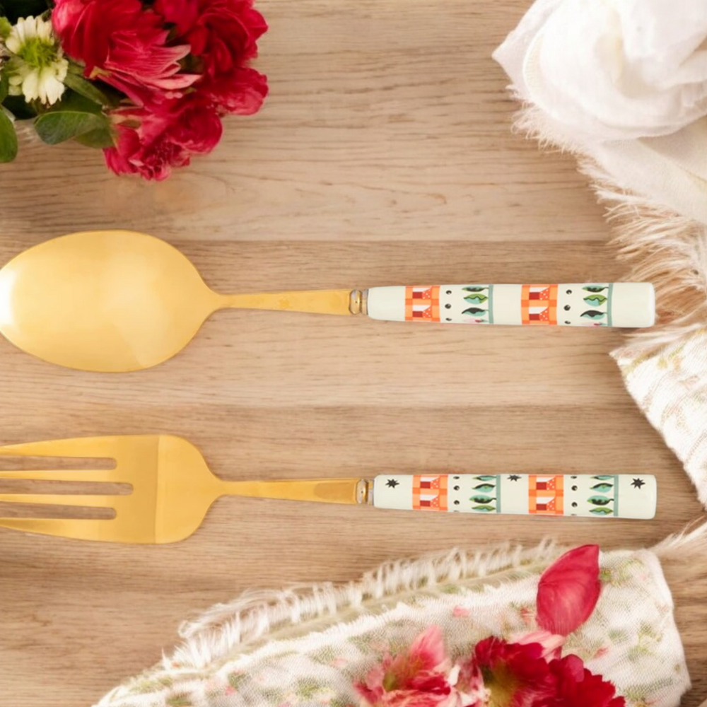 Cath Kidston Dolly Rose Salad Servers