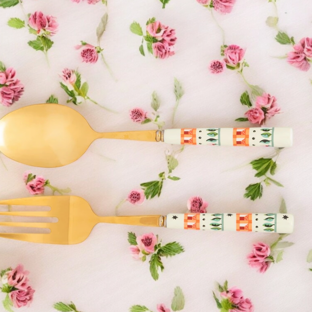 Cath Kidston Dolly Rose Salad Servers